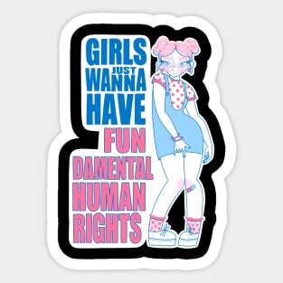 Fundamental Human Rights Sticker